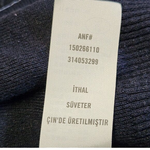 Abercrombie Knit Ribbed Long Cardigan Sweater Buttons Classic Y2K Preppy Fall - Picture 6 of 9